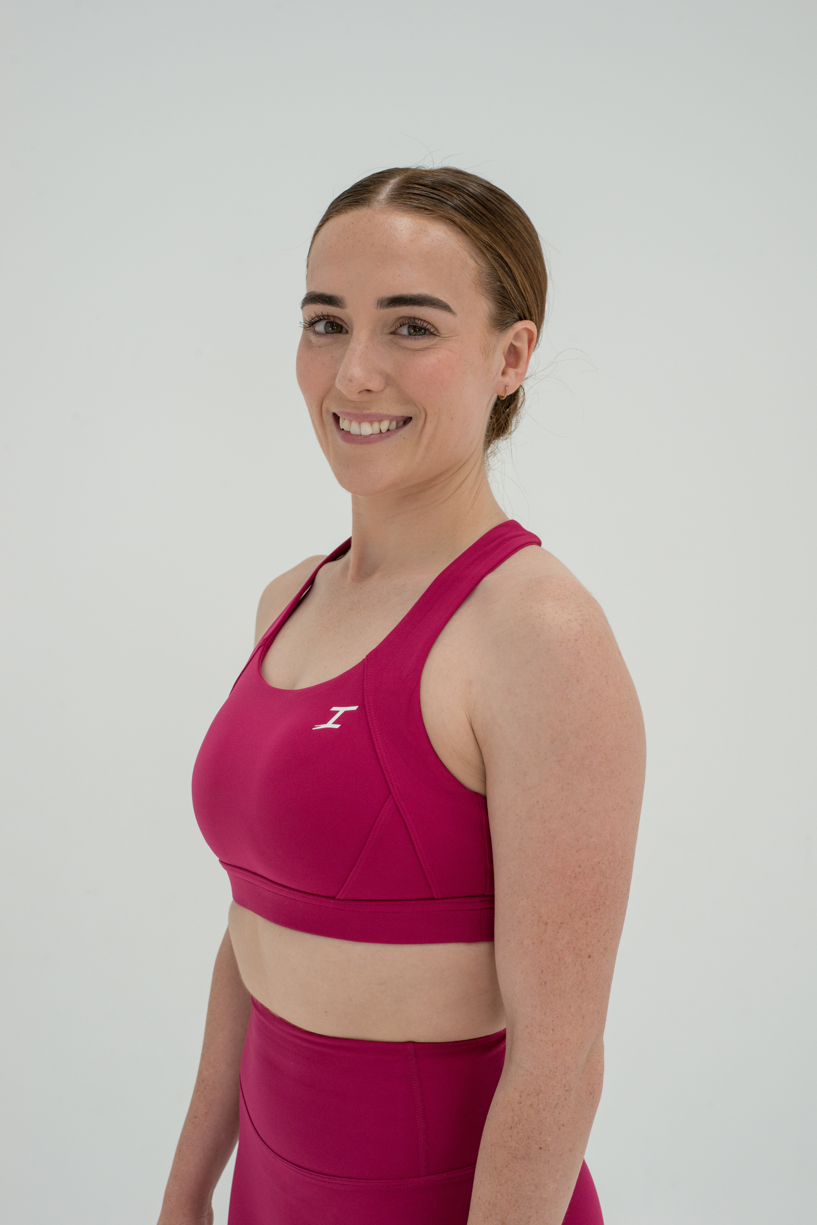 ASCEND CROSSBACK SPORTS BRA - Ruby Pink