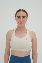 ASCEND CROSSBACK SPORTS BRA - Vanilla