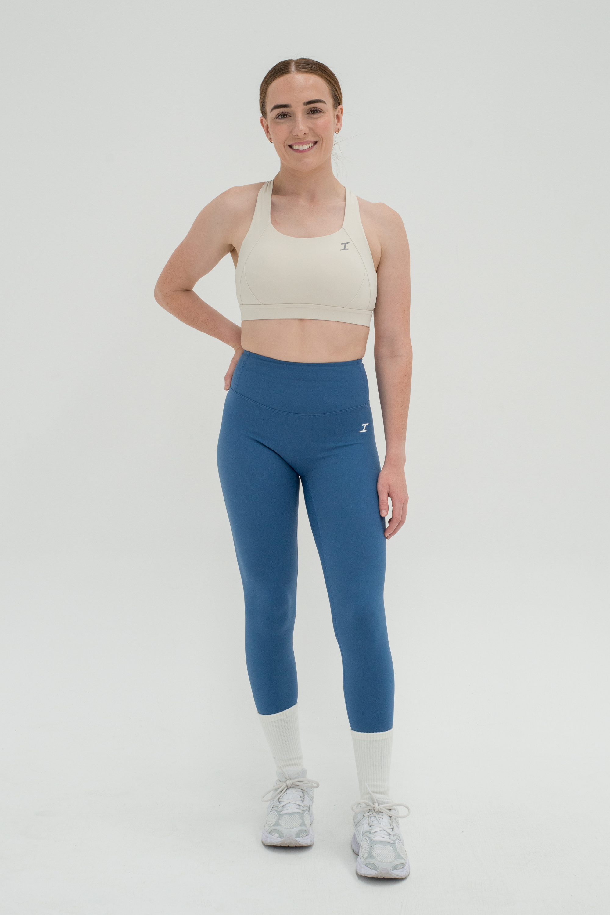 ASCEND CROSSBACK SPORTS BRA - Vanilla