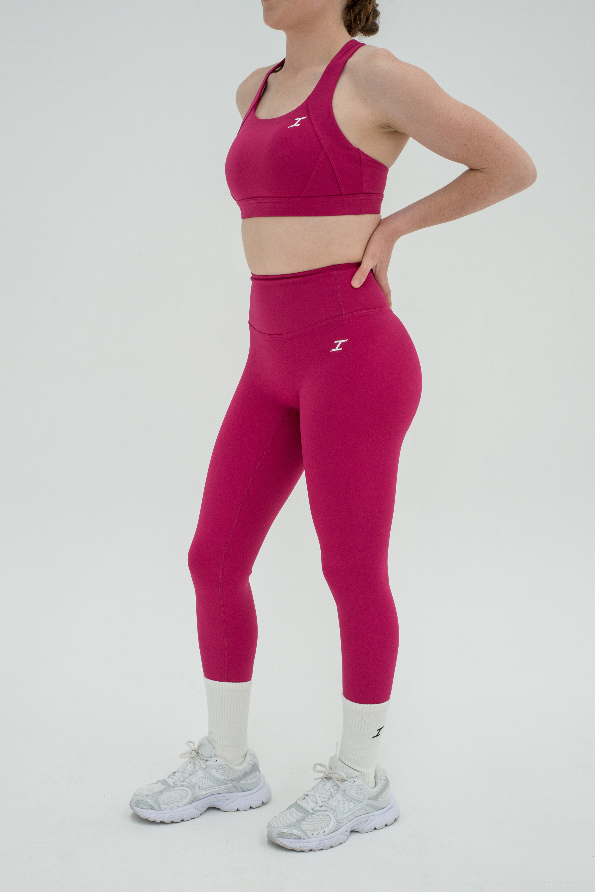 ASCEND INVISIBLE SCRUNCH LEGGINGS - Ruby Pink