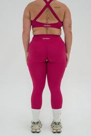ASCEND INVISIBLE SCRUNCH LEGGINGS - Ruby Pink