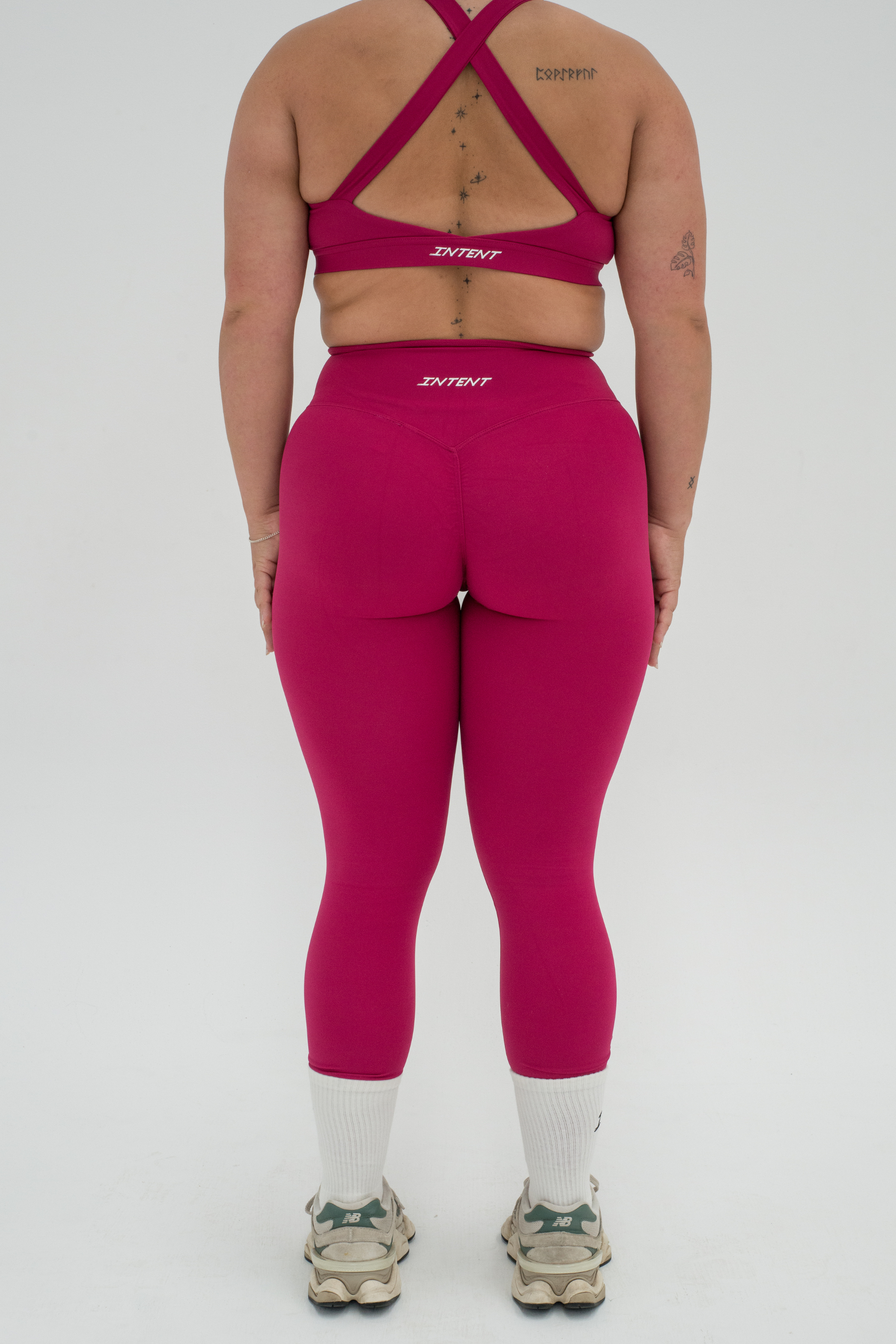 ASCEND INVISIBLE SCRUNCH LEGGINGS - Ruby Pink