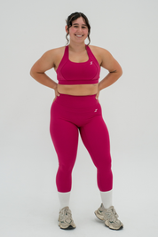 ASCEND INVISIBLE SCRUNCH LEGGINGS - Ruby Pink