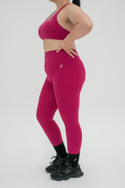 ASCEND INVISIBLE SCRUNCH LEGGINGS - Ruby Pink