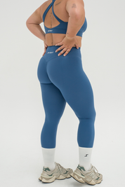 ASCEND INVISIBLE SCRUNCH LEGGINGS - Steel Blue
