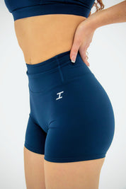 ASCEND INVISIBLE SCRUNCH SHORTS - Midnight Blue