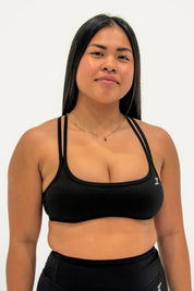 ASCEND STRAPPY BRALETTE - Carbon