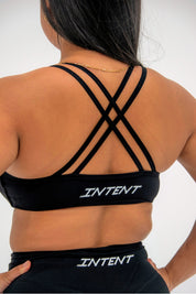 ASCEND STRAPPY BRALETTE - Carbon