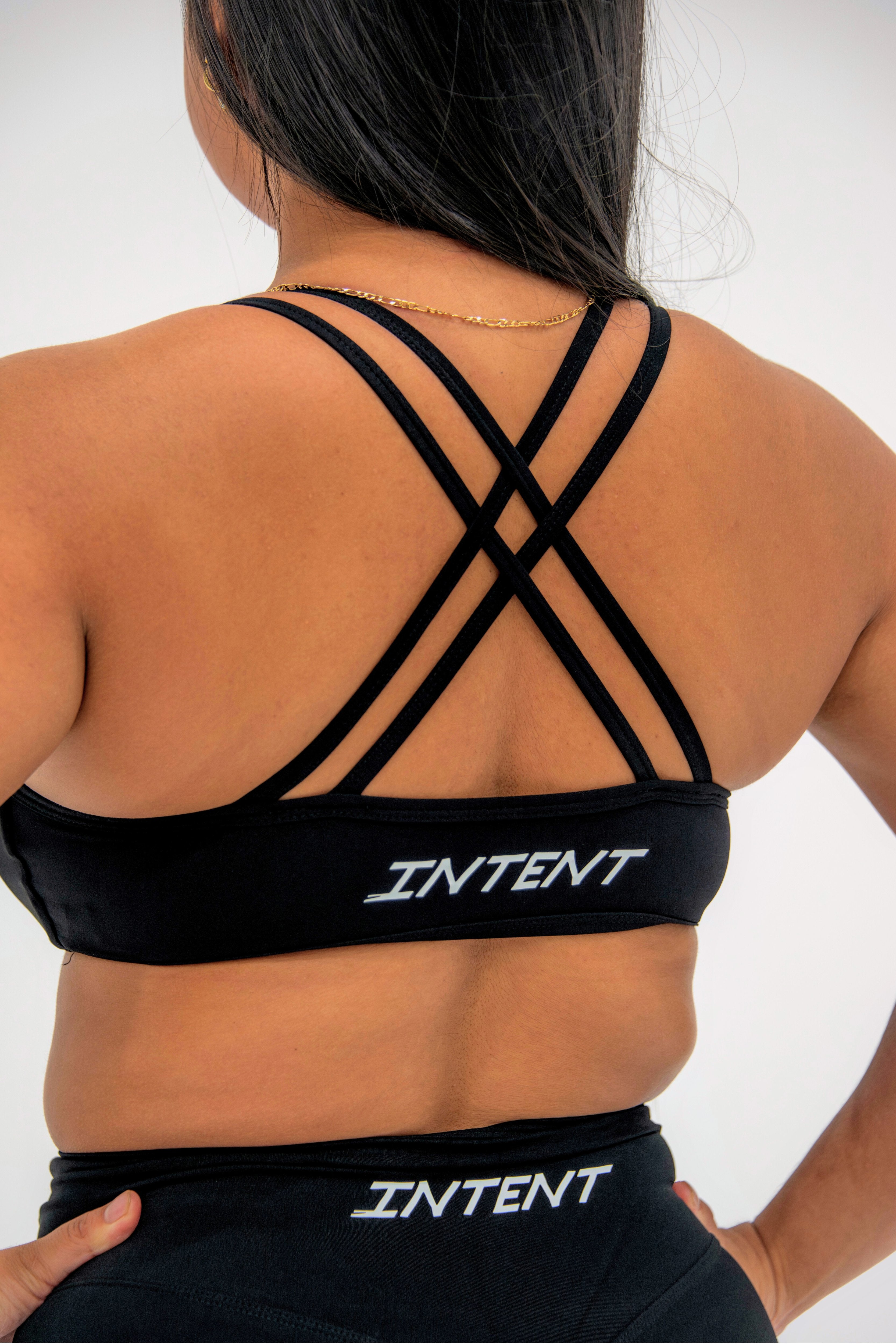 ASCEND STRAPPY BRALETTE - Carbon
