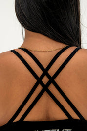 ASCEND STRAPPY BRALETTE - Carbon