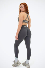 ASCEND INVISIBLE SCRUNCH LEGGINGS - Iron Grey