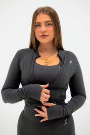 ASCEND MID-LENGTH CONTOUR JACKET - Iron Grey