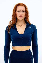 ASCEND MID-LENGTH CONTOUR JACKET - Midnight Blue