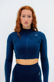 ASCEND MID-LENGTH CONTOUR JACKET - Midnight Blue