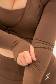 ASCEND MID-LENGTH CONTOUR JACKET - Tawny Brown