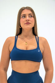 ASCEND STRAPPY BRALETTE - Midnight Blue