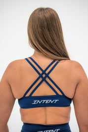 ASCEND STRAPPY BRALETTE - Midnight Blue