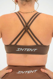 ASCEND STRAPPY BRALETTE - Truffle