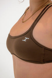 ASCEND STRAPPY BRALETTE - Truffle