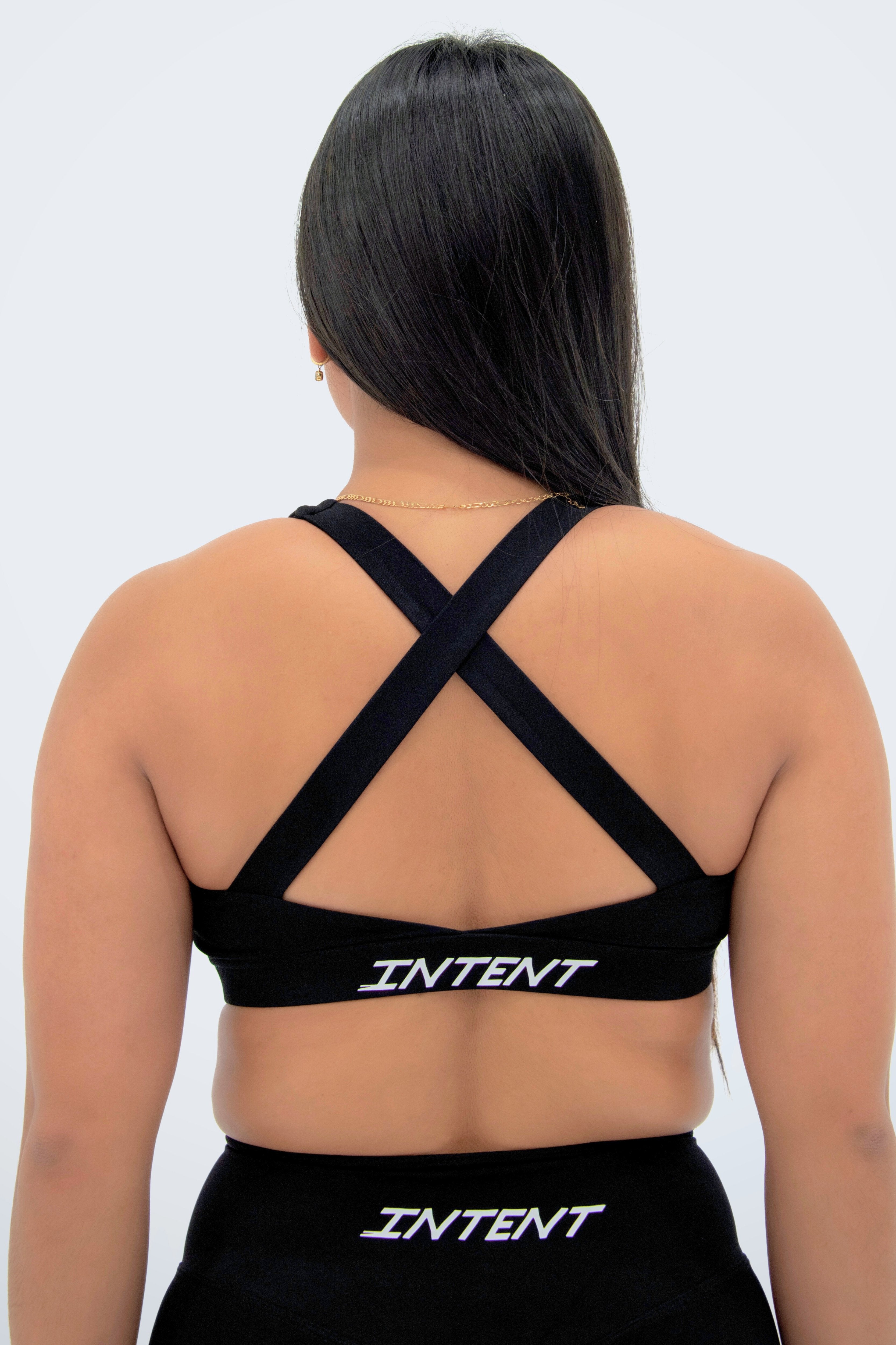 ASCEND CROSSBACK SPORTS BRA - Carbon