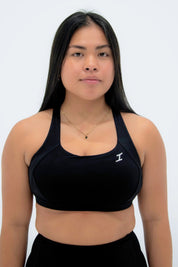 ASCEND CROSSBACK SPORTS BRA - Carbon