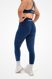 ASCEND INVISIBLE SCRUNCH LEGGINGS - Midnight Blue