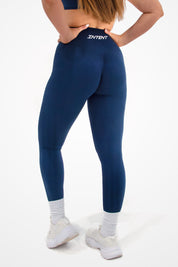 ASCEND INVISIBLE SCRUNCH LEGGINGS - Midnight Blue