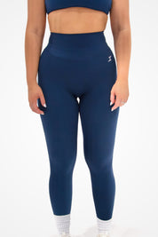 ASCEND INVISIBLE SCRUNCH LEGGINGS - Midnight Blue
